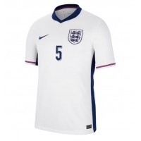 Camisa de Futebol Inglaterra John Stones #5 Equipamento Principal Europeu 2024 Manga Curta